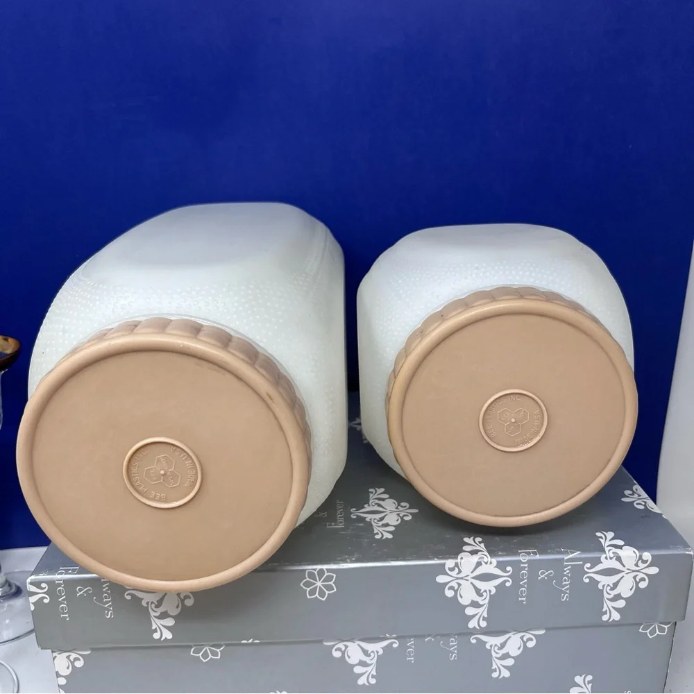 Bee Plastics Inc Canisters Flour Tea 2 pieces